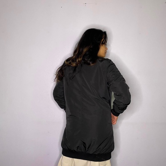 Vero Moda Longline Bomber Jacket - Picture 4 of 4